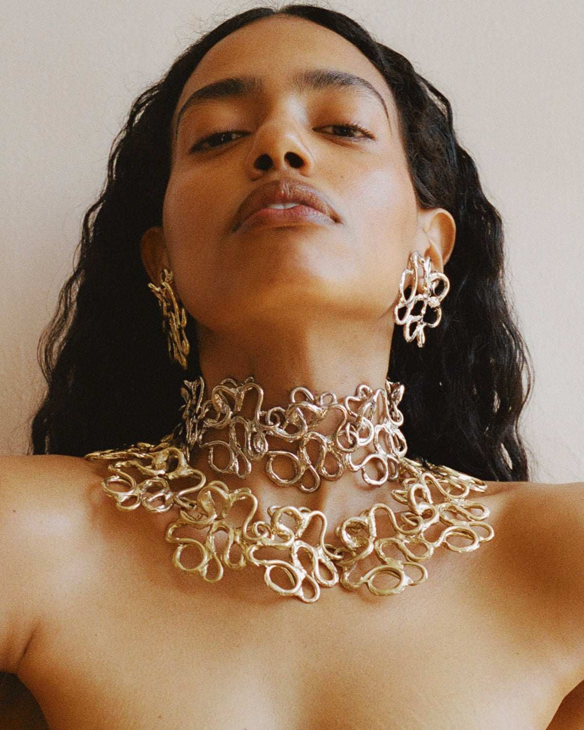 YNES earrings